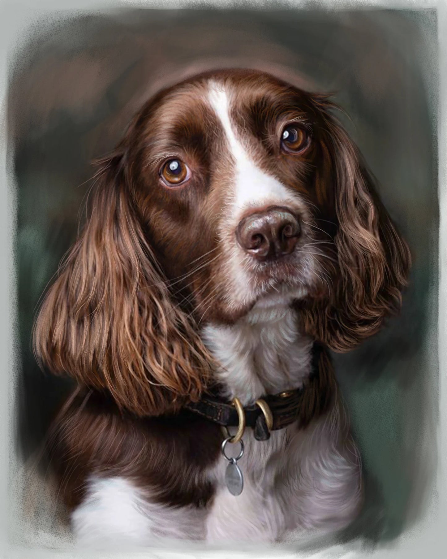 Pet Art Love Gift, Oil Dog Portrait , Special Custom Gift from your Photo, Pet Oil Painting Art, an Authentic Dog Painting Wall Art Idea