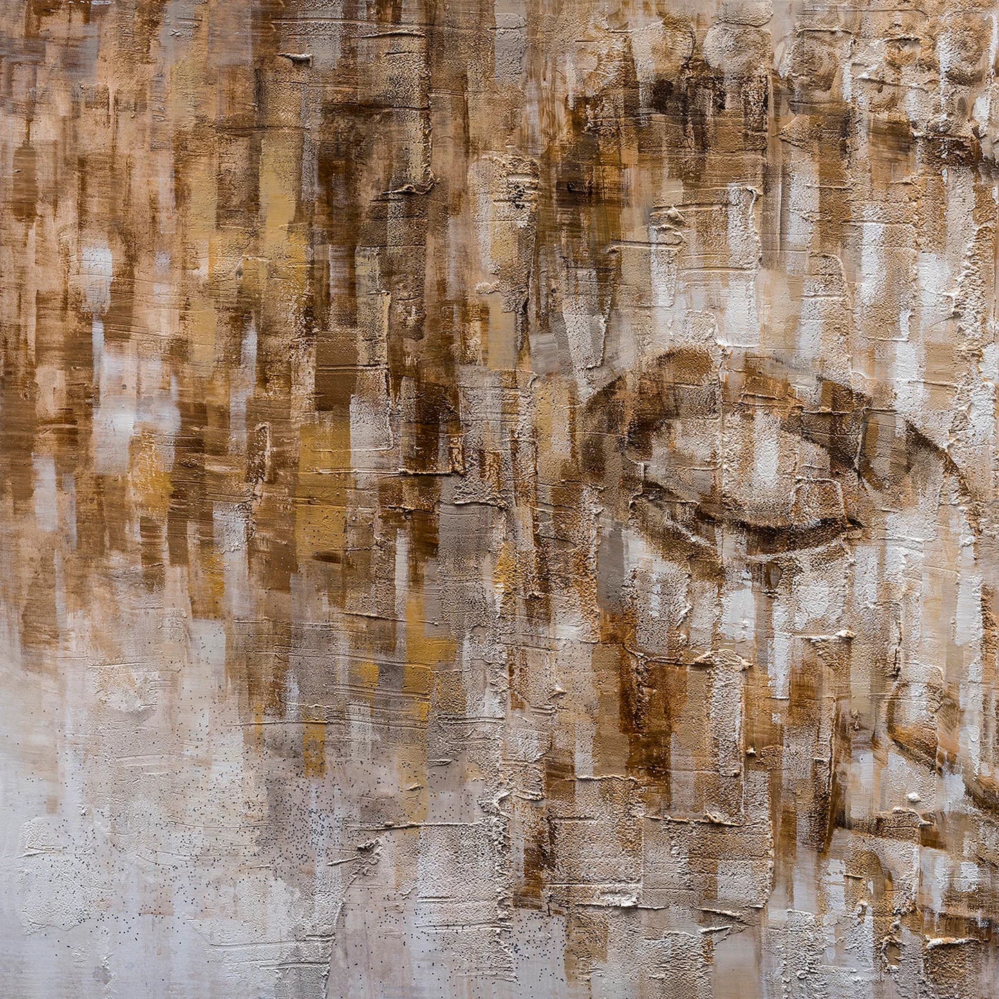 Abstract Hand-painted "Tranquil Buddha Reverie - I" Oil painting on canvas original, Canvas Wall art, wall decor - Wrapped Canvas Painting