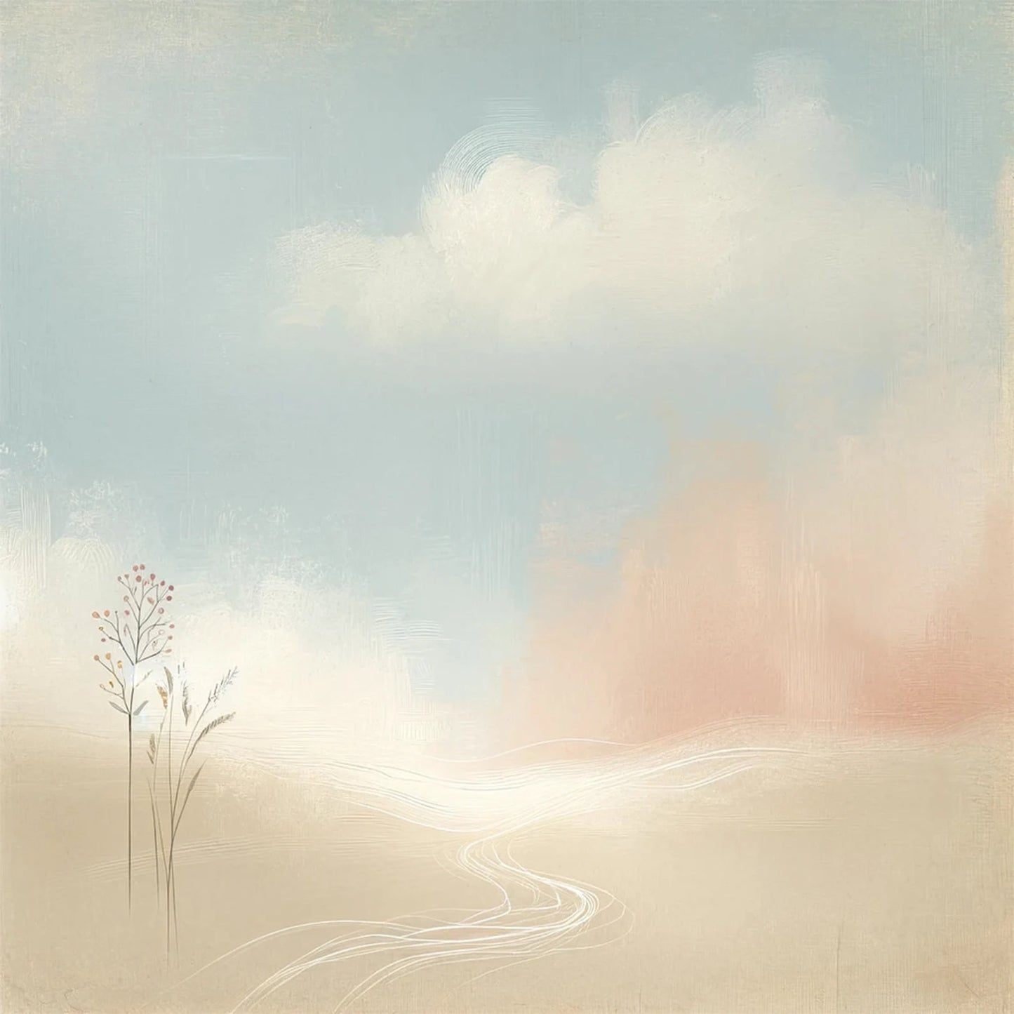 Original Art "Whimsical Wilderness Dreams": Hand-Painted Abstract Forest Landscape - Modern Wall Art for Nature Lovers and Home Decor