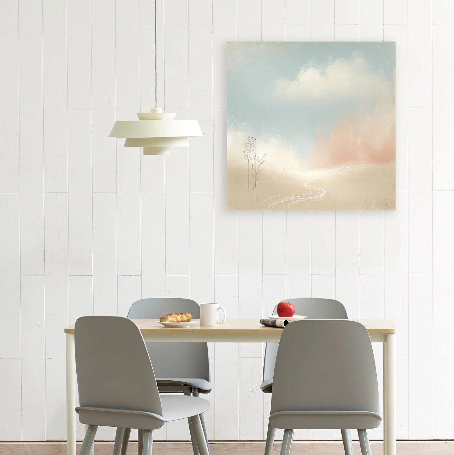 Original Art "Whimsical Wilderness Dreams": Hand-Painted Abstract Forest Landscape - Modern Wall Art for Nature Lovers and Home Decor
