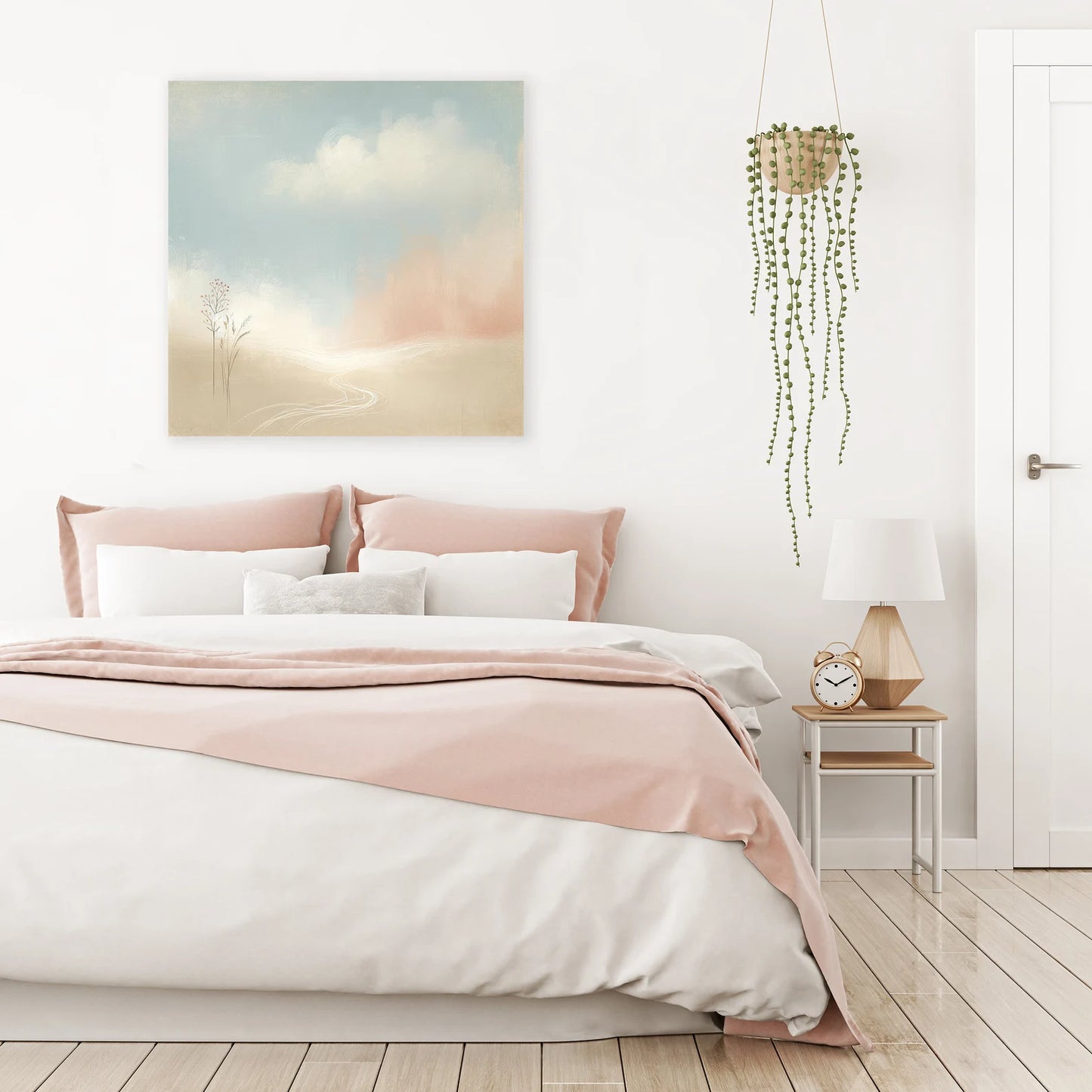 Original Art "Whimsical Wilderness Dreams": Hand-Painted Abstract Forest Landscape - Modern Wall Art for Nature Lovers and Home Decor