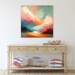 Original "Sunset Mirage: Vibrant Abstract Landscape" - Hand-Painted Art for Living Room, Bedroom, or Office Decor