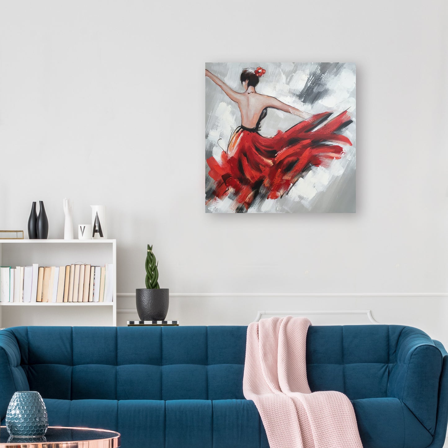 "Dancing Girl" Hand Painted on Wrapped Canvas