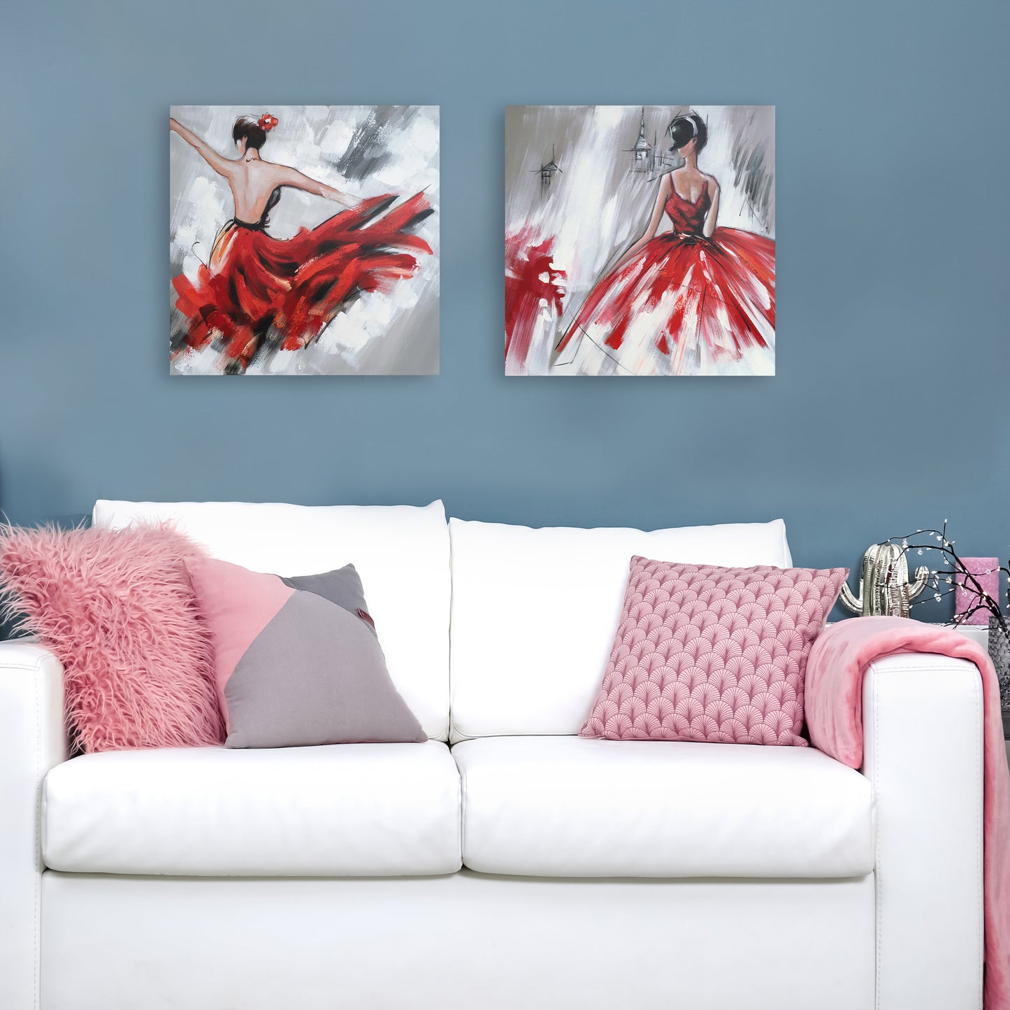 "Dancing Girl" Hand Painted on Wrapped Canvas