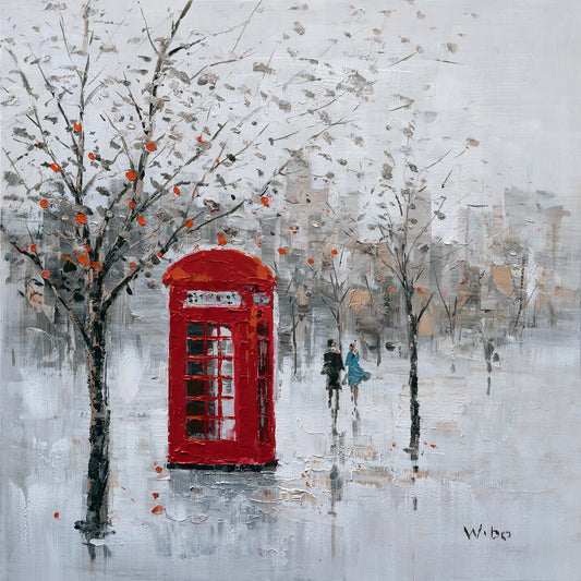 "Last Call I" Hand Painted on Wrapped Canvas