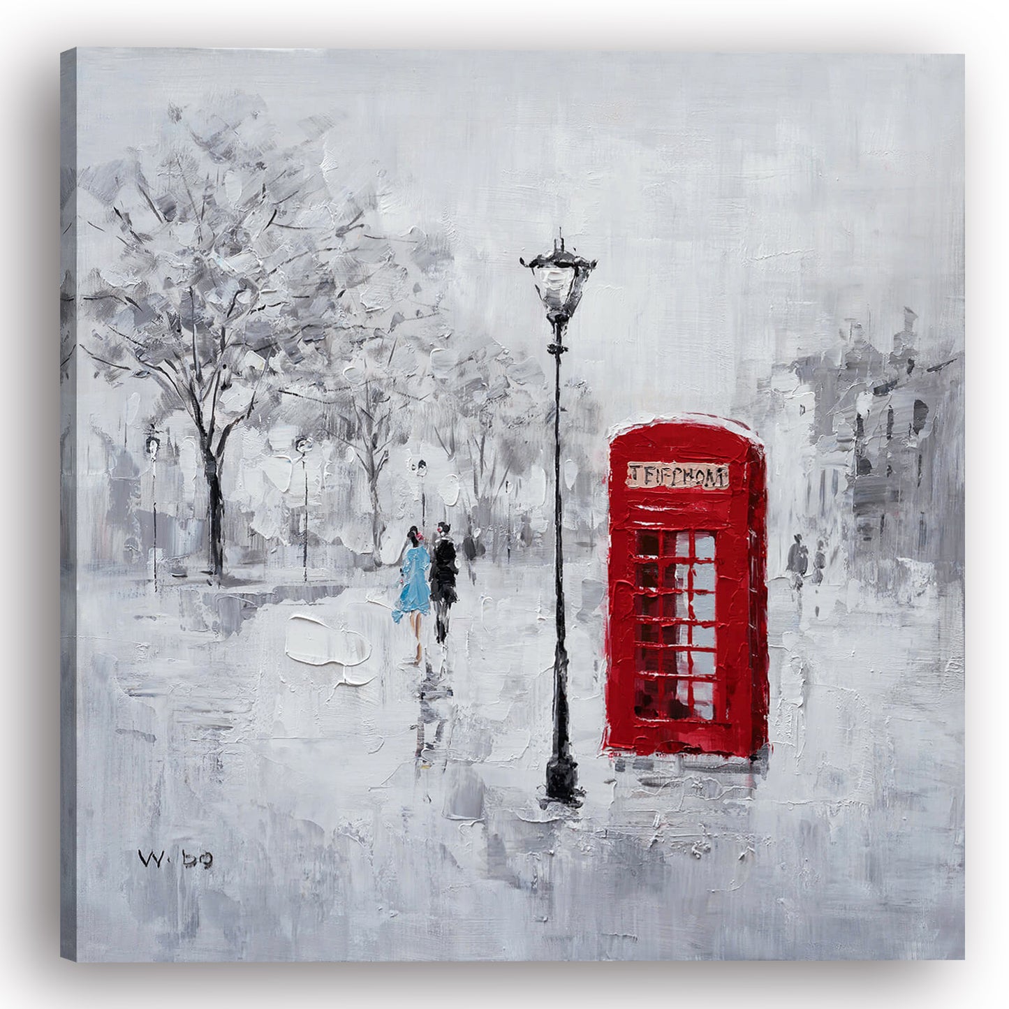 "Last Call II" Hand Painted on Wrapped Canvas