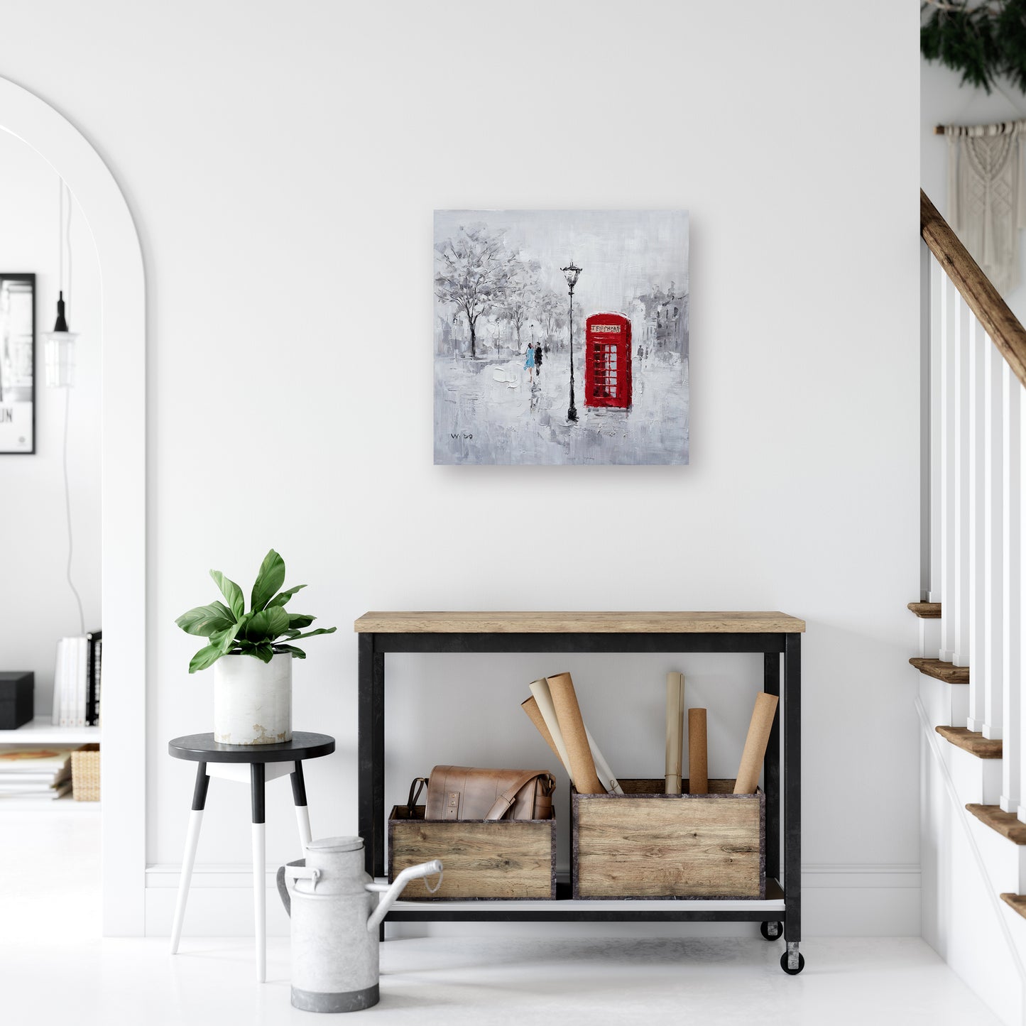 "Last Call II" Hand Painted on Wrapped Canvas