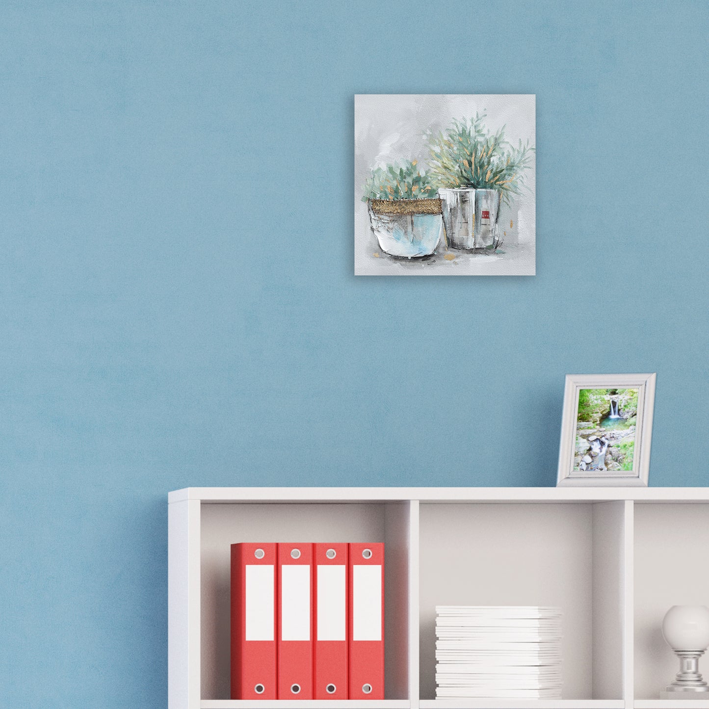 Cherry Bloosm - Oil Painting Wrapped Canvas Wall art for living room, bedroom, office