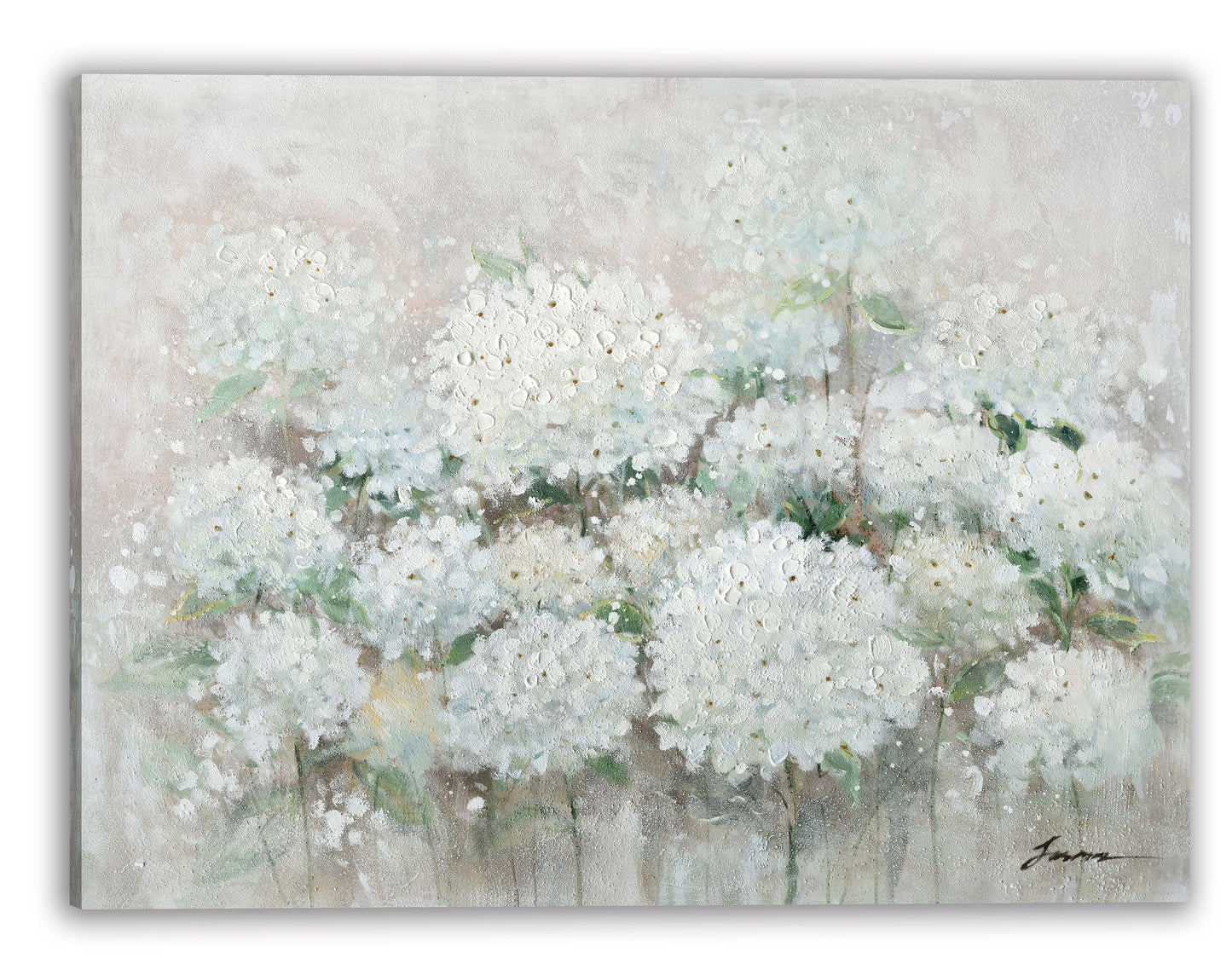 Sea Of Flowers Oil Painting on Wrapped Canvas Wall Art for living room, bedroom, office