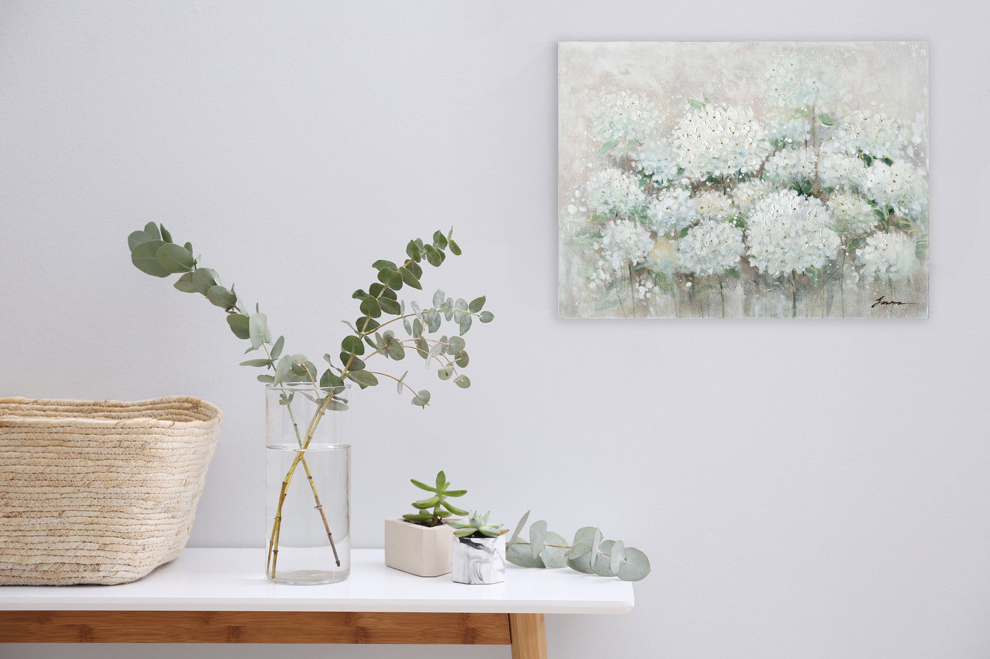 Sea Of Flowers Oil Painting on Wrapped Canvas Wall Art for living room, bedroom, office