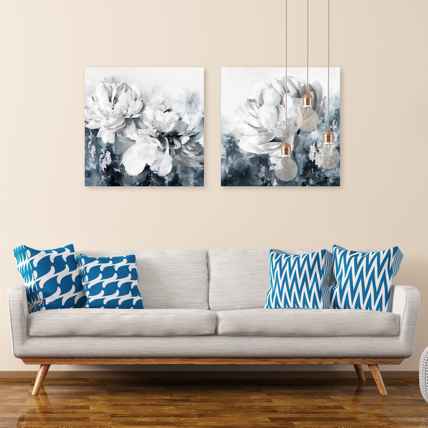 Classical Flowers Oil Painting on Wrapped Canvas. wall art, canvas artwork for living room, bedroom, office