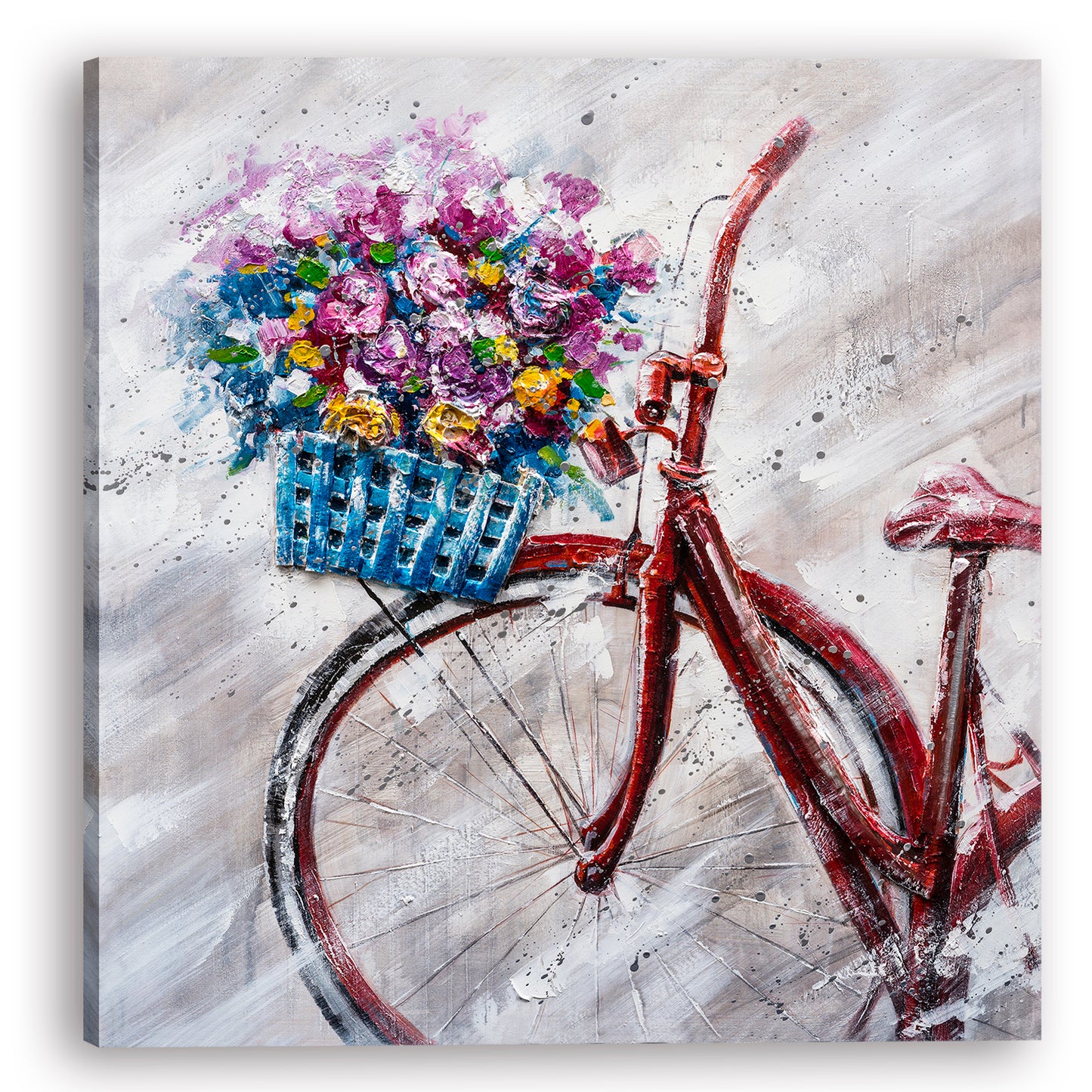 "A Lovely Sunday Morning" Hand Painted on Wrapped Canvas