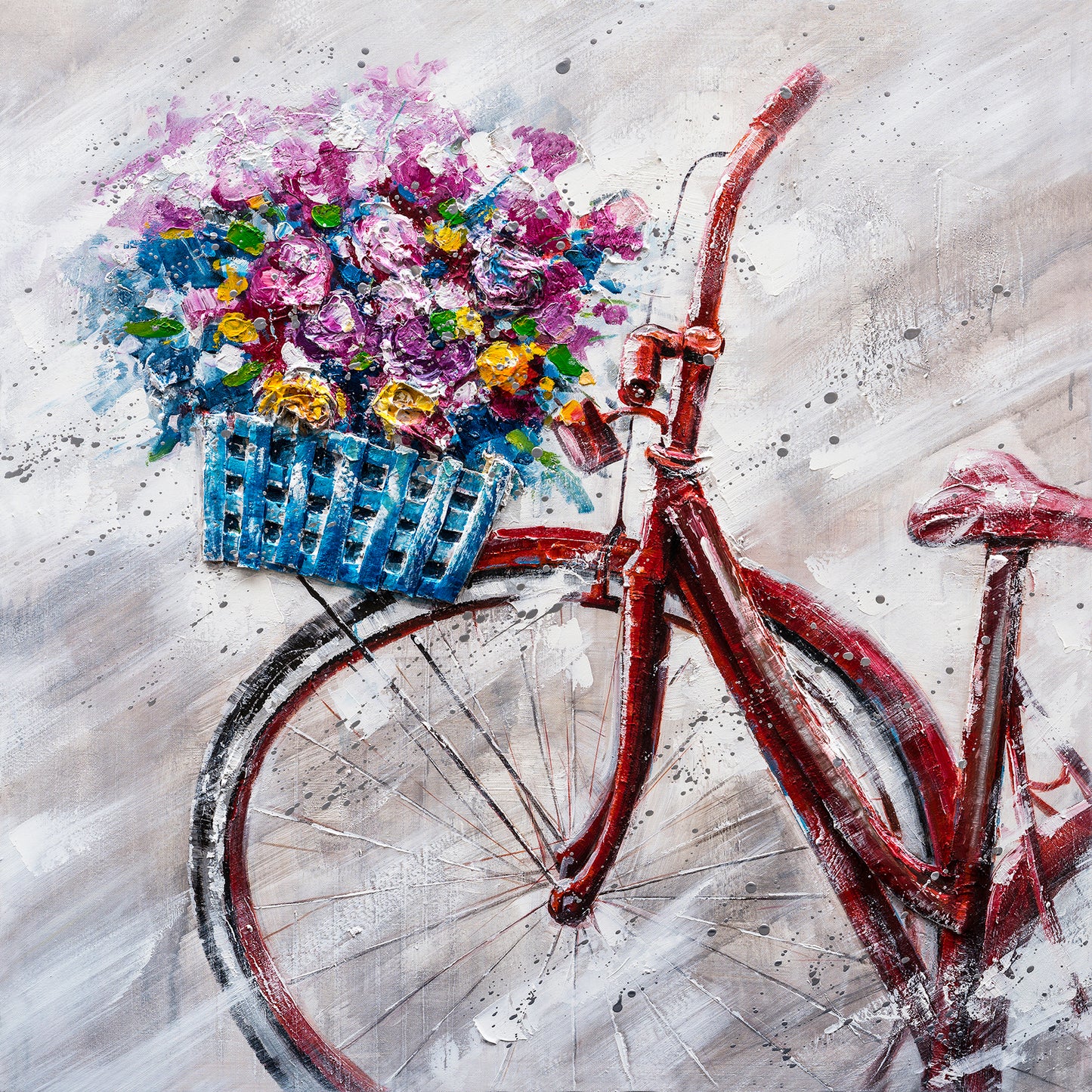 "A Lovely Sunday Morning" Hand Painted on Wrapped Canvas