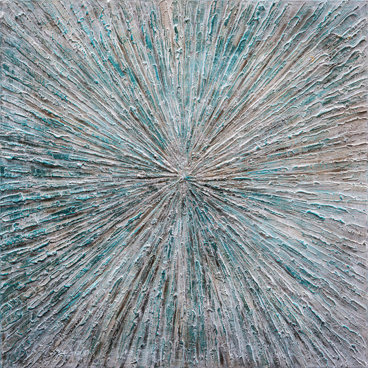 "Alluring Abstract oil painting" Hand Painted on Wrapped Canvas