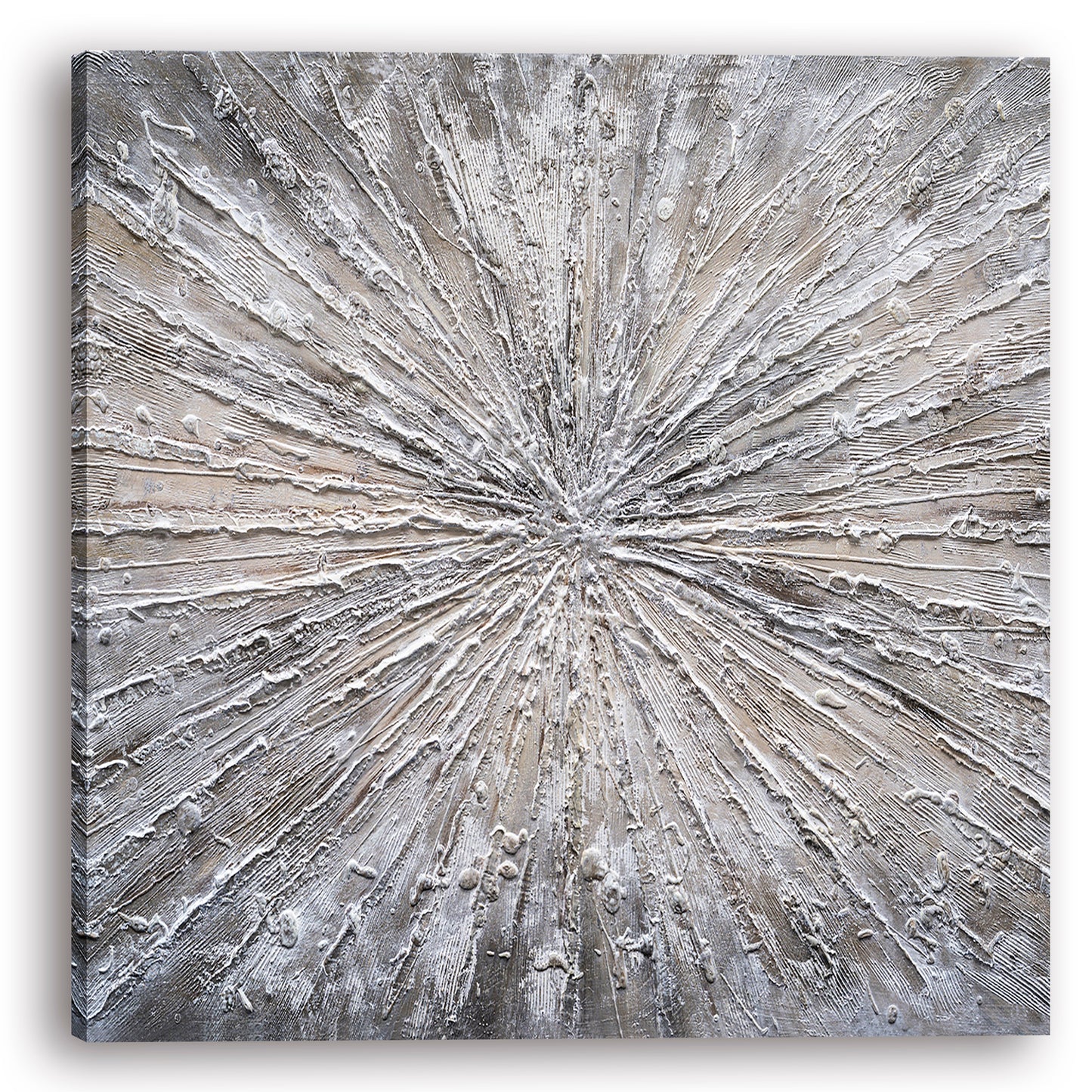 "Bewildered Abstract Oil Painting" Hand Painted Canvas