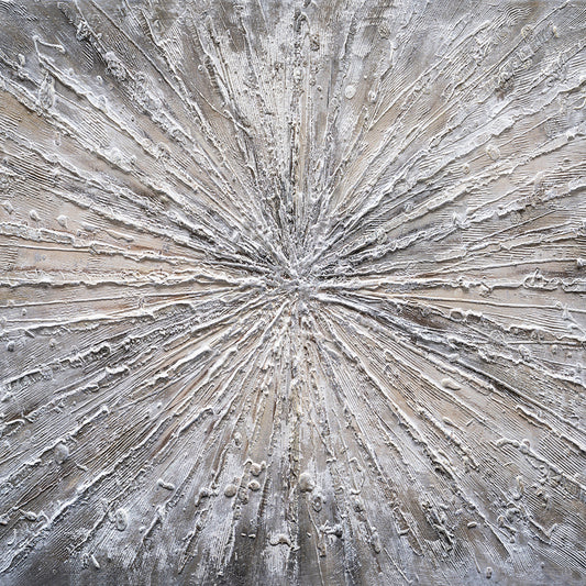 "Bewildered Abstract Oil Painting" Hand Painted Canvas