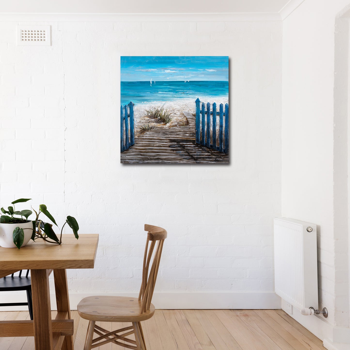 "A Hot Summer Day" Hand Painted on Wrapped Canvas