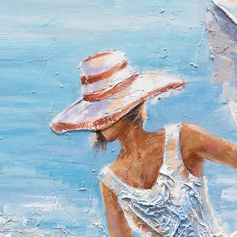 "Beach Winds" Hand Painted on Wrapped Canvas