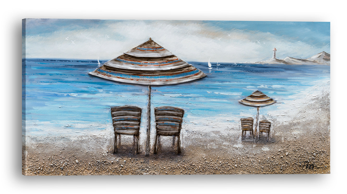 "The Lighthouse" Hand Painted on Wrapped Canvas