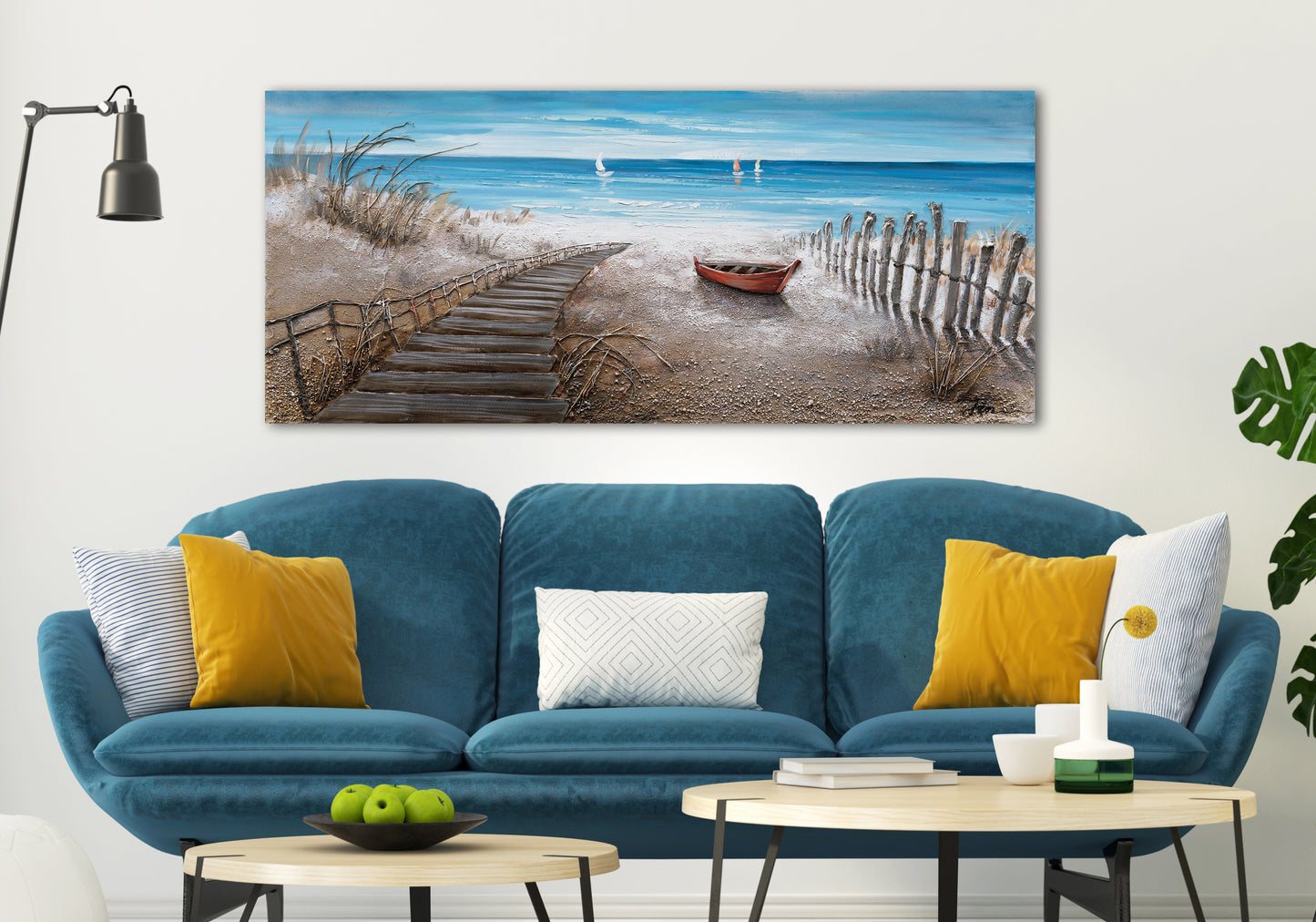"Stairway to Happiness" Hand Painted Canvas