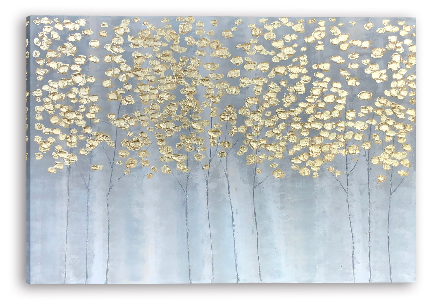"Golden Forest" Hand Painted on Wrapped Canvas