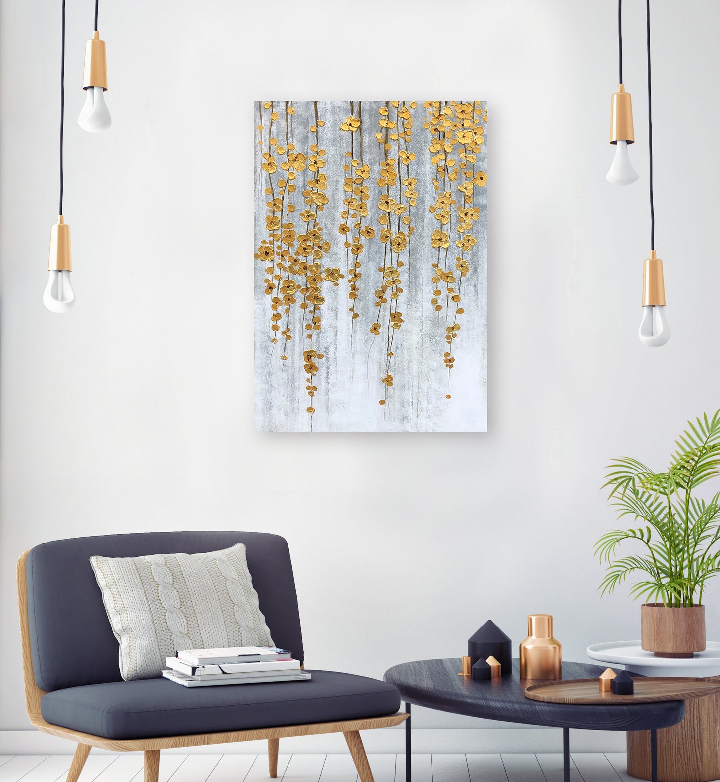 "Golden Fall" Hand Painted on Wrapped Canvas