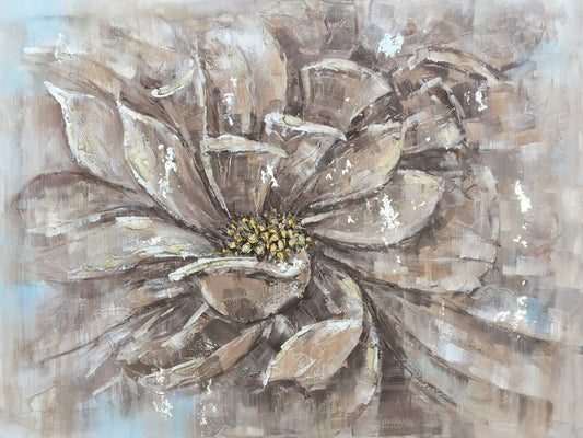 "Yellow Pollen" Hand Painted on Wrapped Canvas