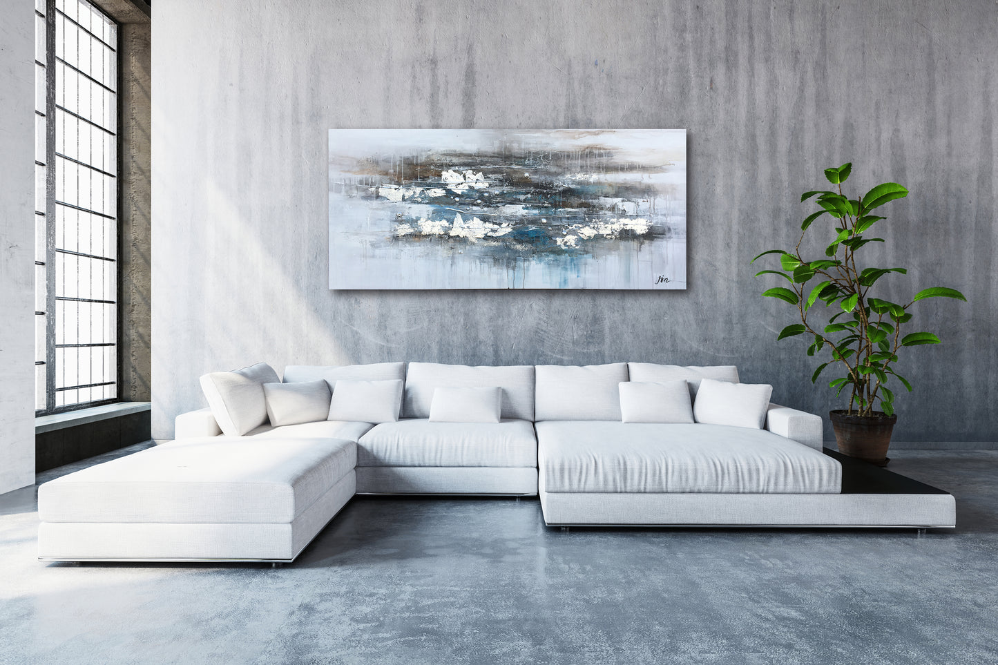 "The Morning After" Hand Painted on Wrapped Canvas