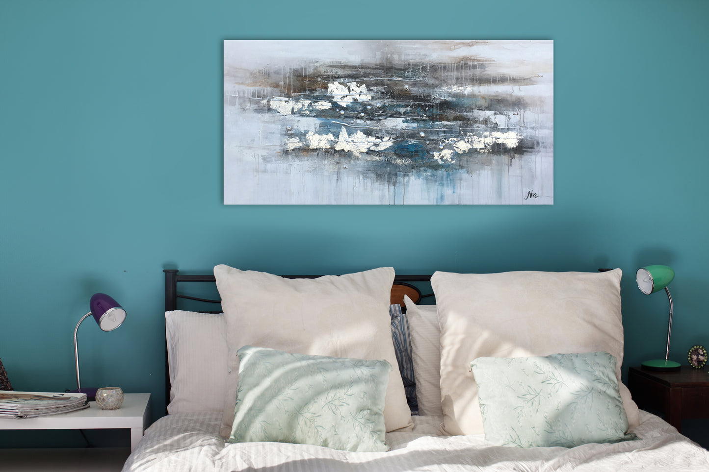 "The Morning After" Hand Painted on Wrapped Canvas