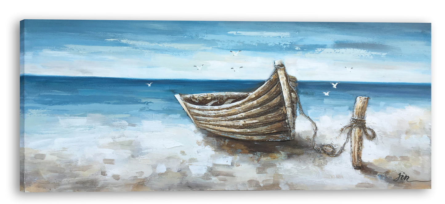 "Paradise" Hand Painted on Wrapped Canvas
