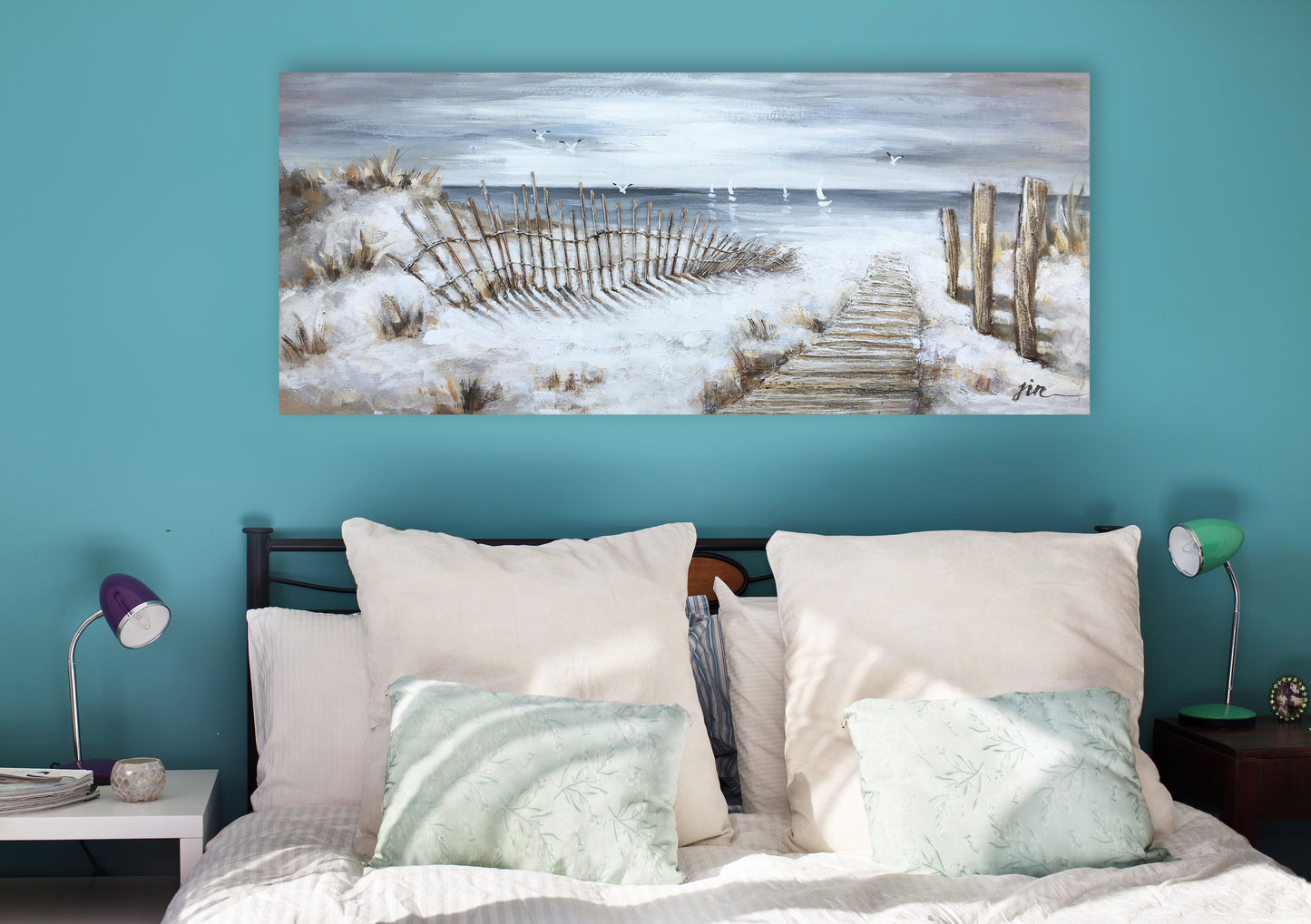 "The Walkway" Hand Painted on Wrapped Canvas