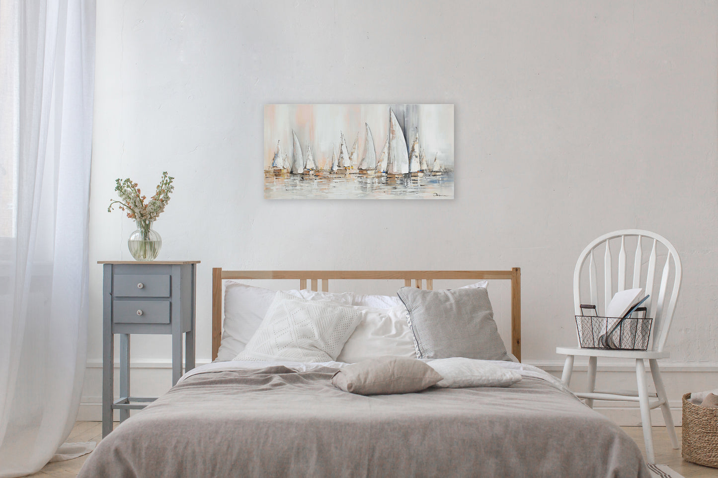 Wrapped Canvas Painting. wall art, canvas artwork for living room, bedroom, office