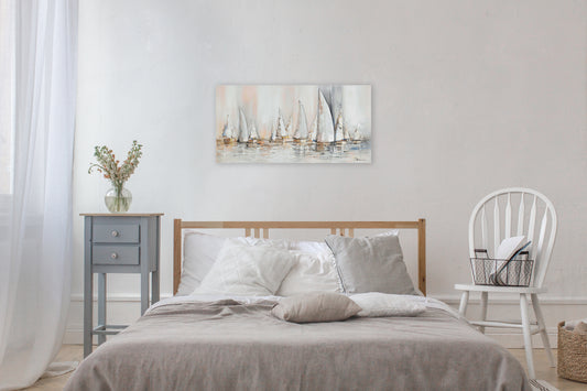 Wrapped Canvas Painting. wall art, canvas artwork for living room, bedroom, office