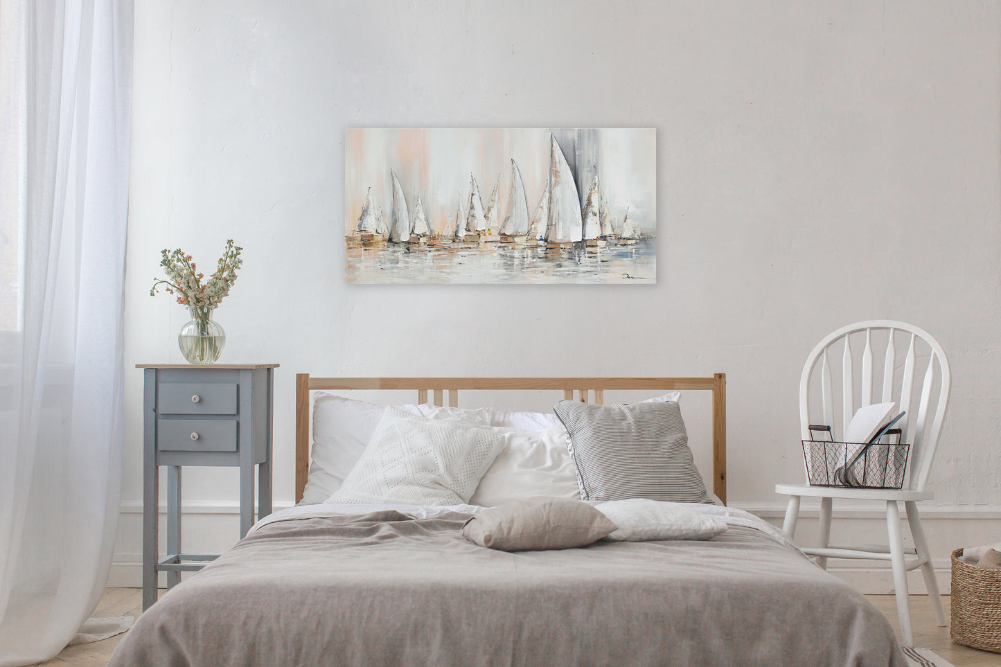 Wrapped Canvas Painting. wall art, canvas artwork for living room, bedroom, office
