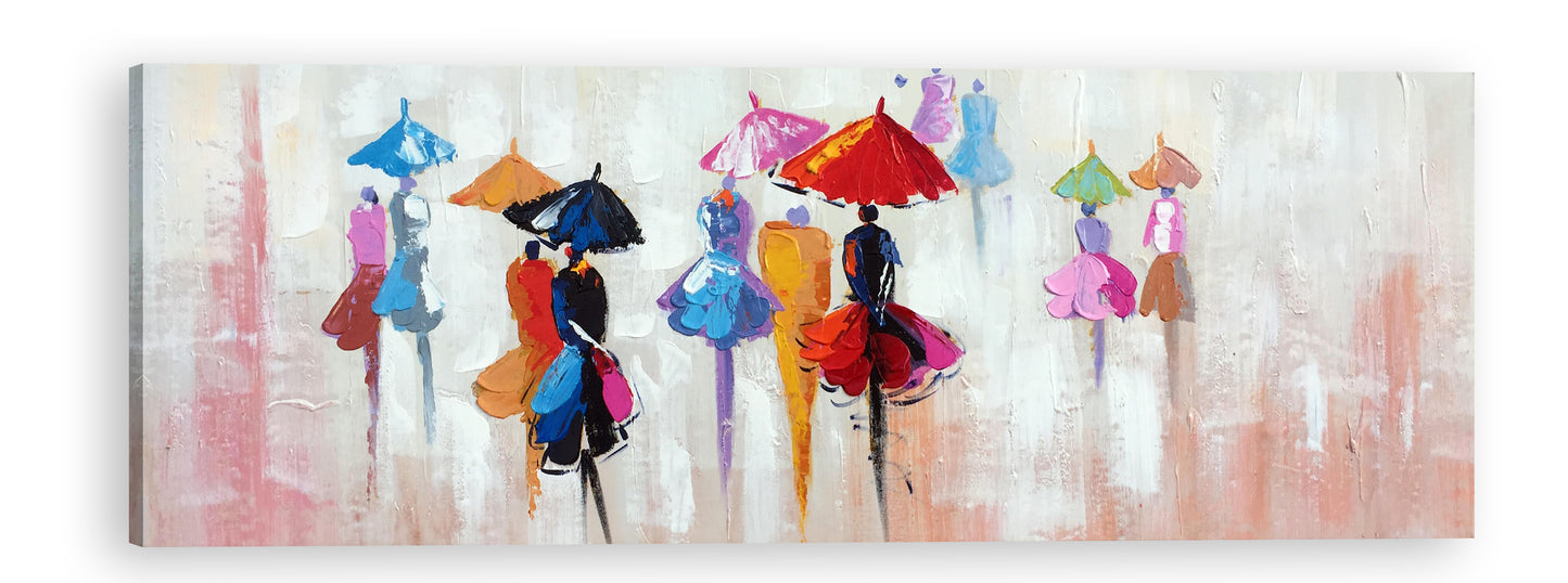 "Crosswalk in Seattle II" Hand painted on Wrapped Canvas