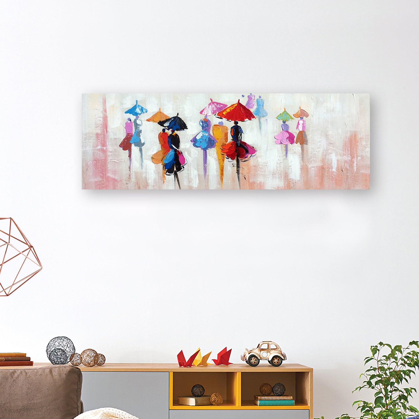"Crosswalk in Seattle II" Hand painted on Wrapped Canvas