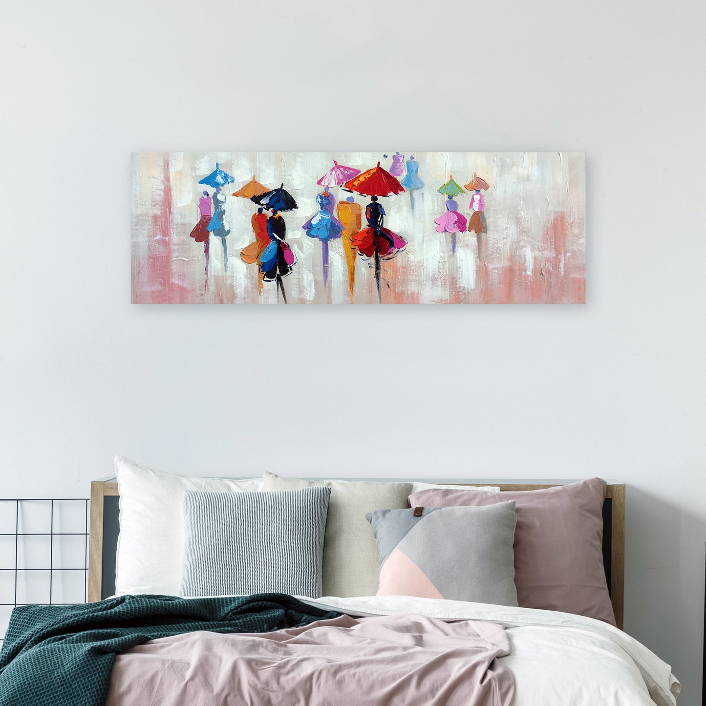 "Crosswalk in Seattle II" Hand painted on Wrapped Canvas