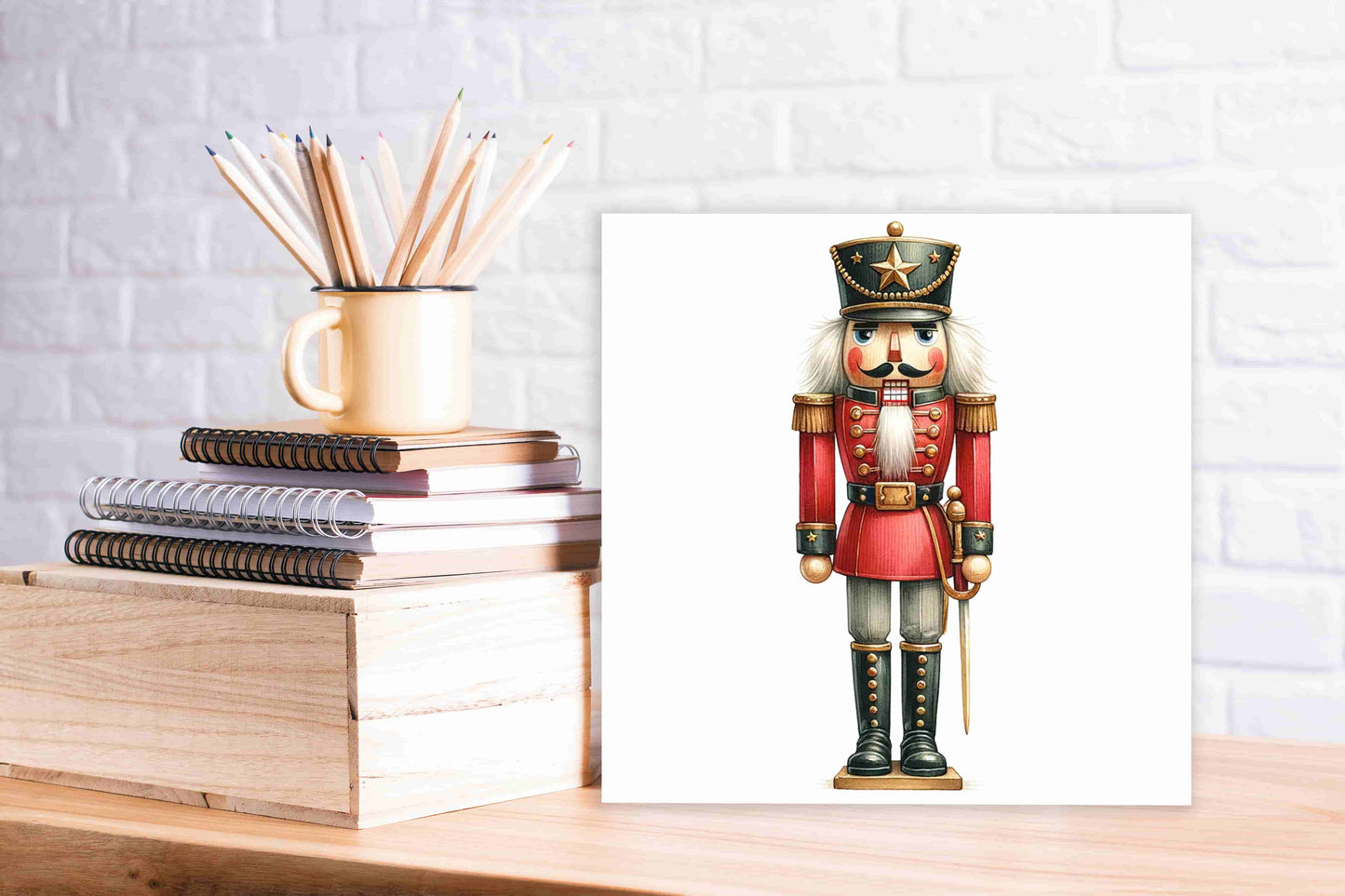 "Sovereign of Celebration - Nutcracker Soldier" Wrapped Canvas Wall Art Prints