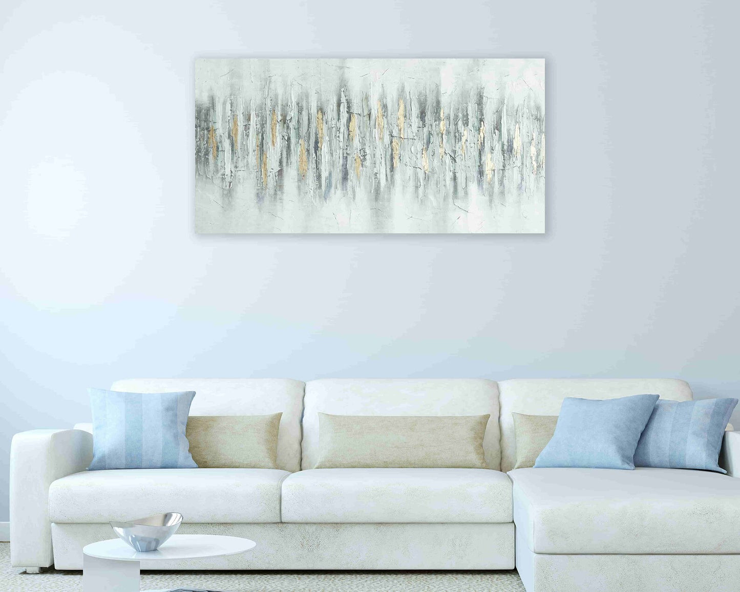 Original abstract art "Dream Symphony" handcrafted on wrapped canvas for home decor