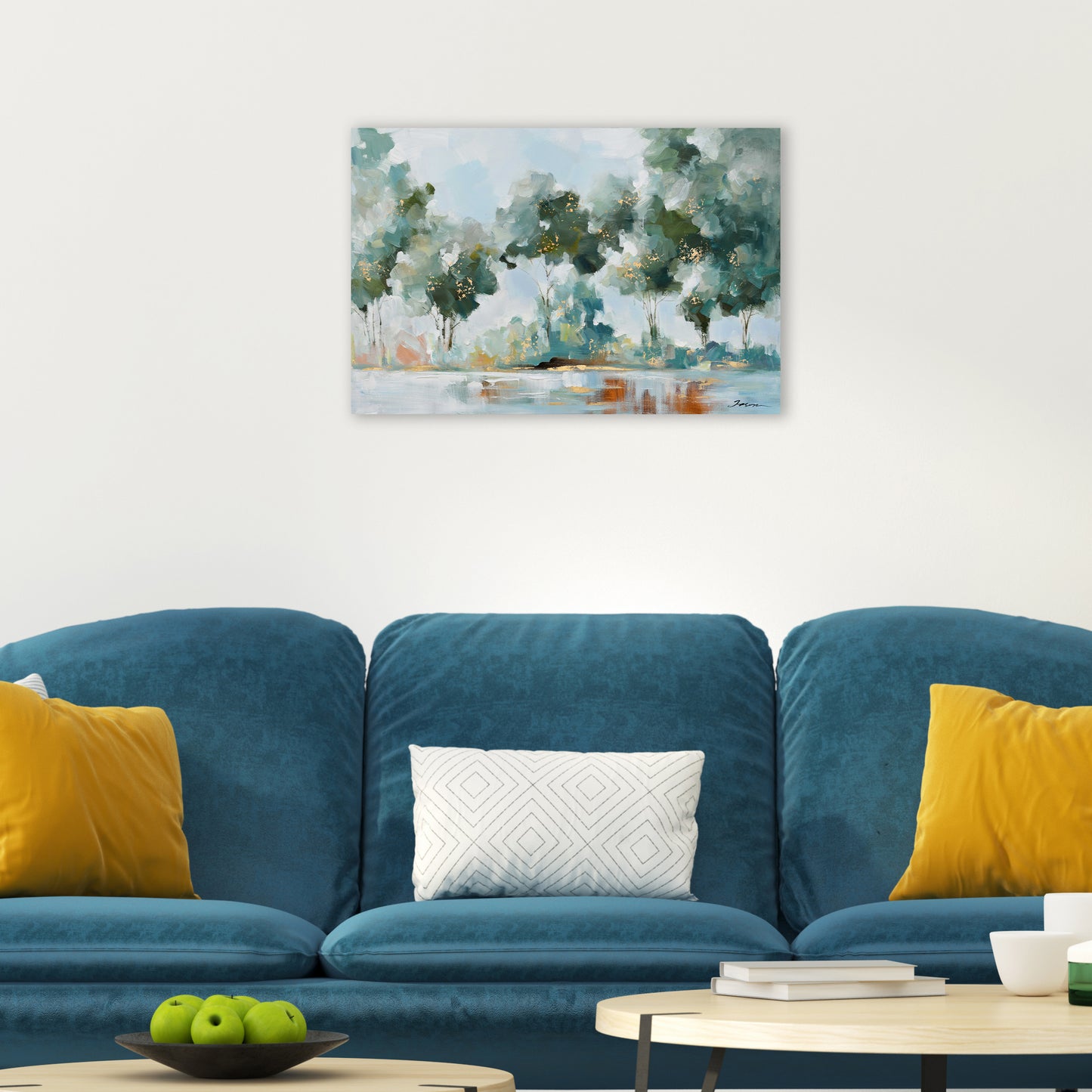 Wrapped Canvas Painting Wall Art for living room, bedroom, office