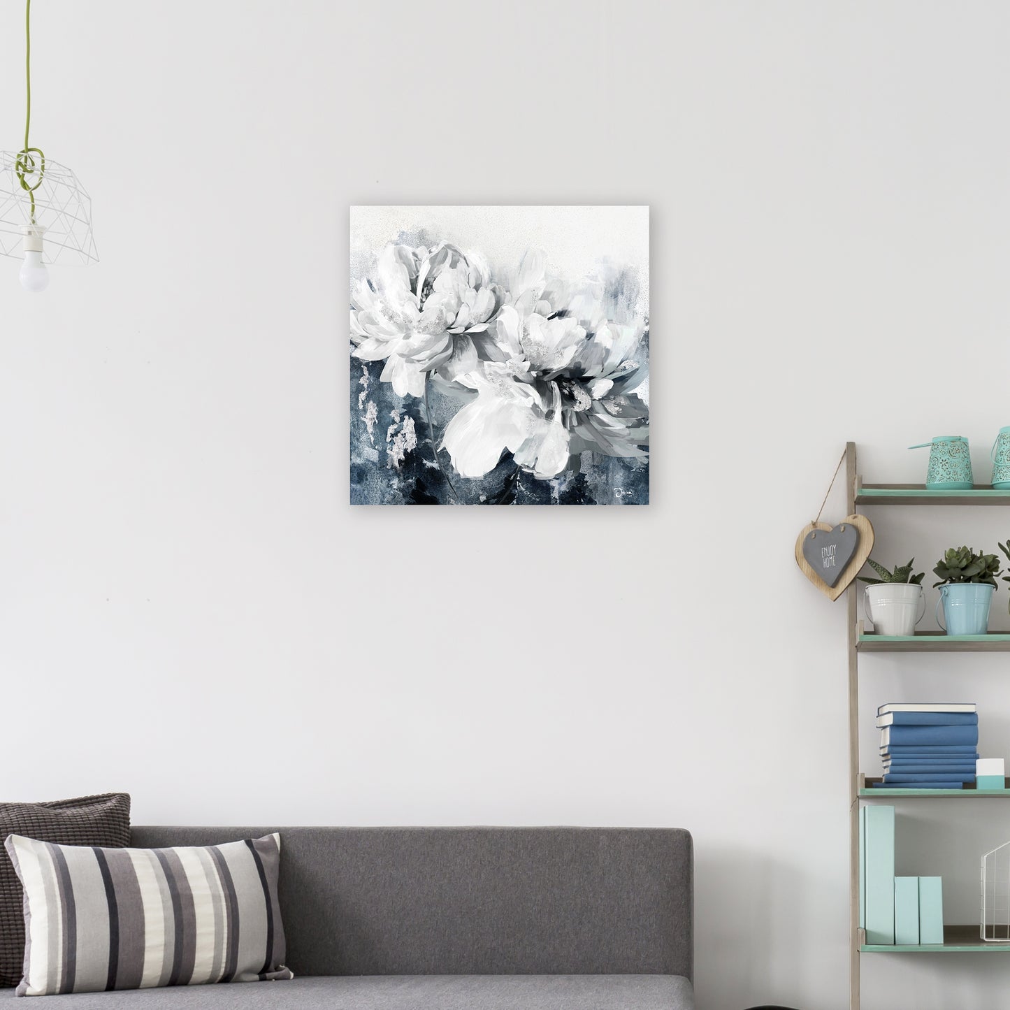 Classical Flowers Oil Painting on Wrapped Canvas. wall art, canvas artwork for living room, bedroom, office