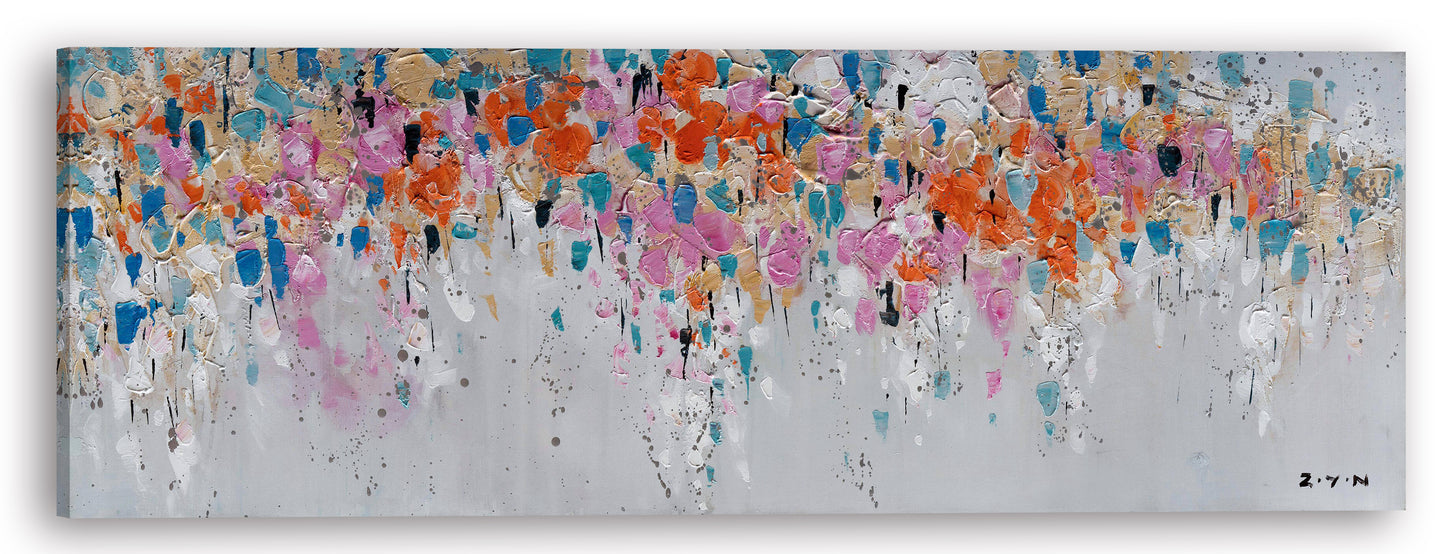 "A Mess of Flower Petals" Hand Painted on Wrapped Canvas
