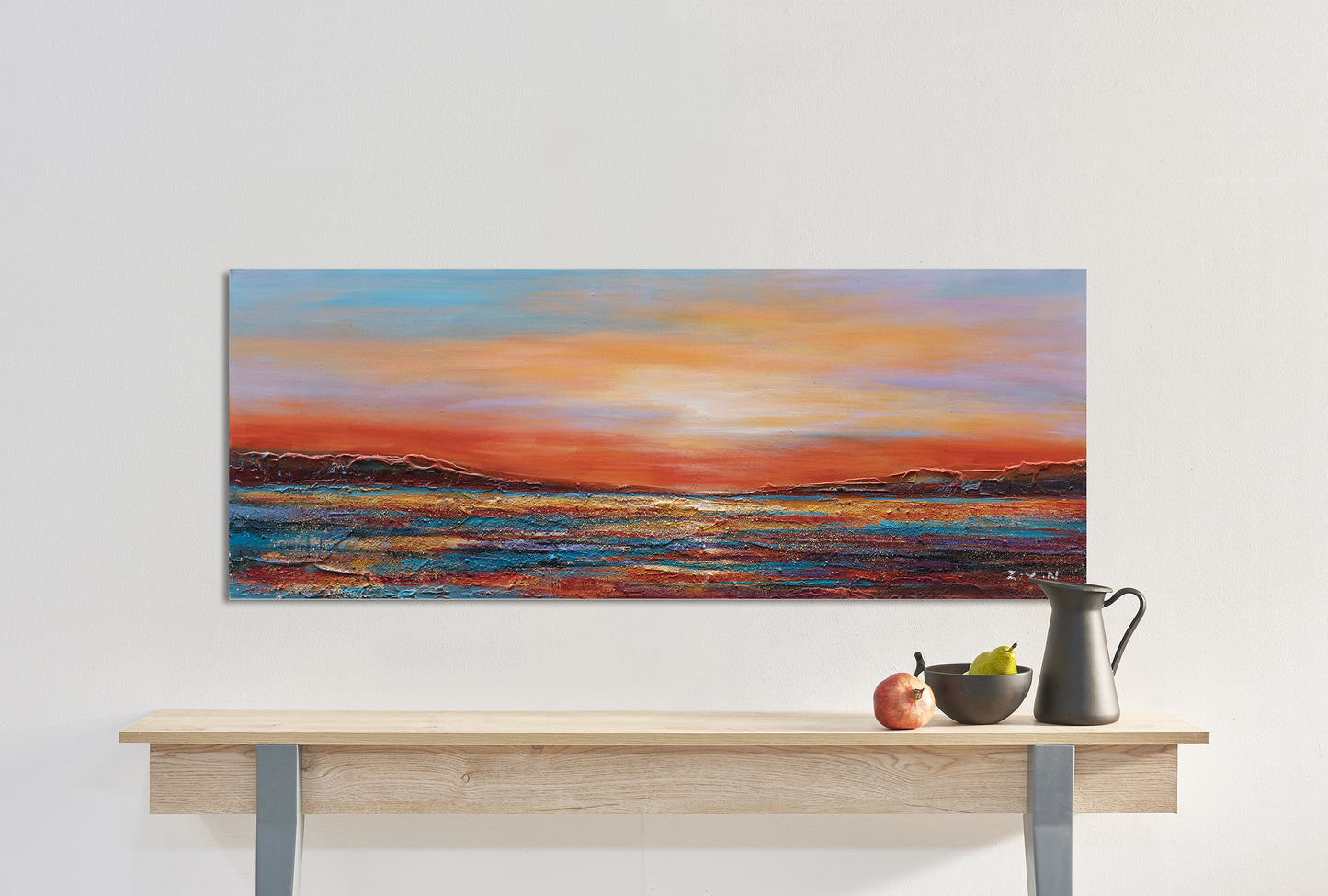 "Sunset Dreams II" Hand Painted on Wrapped Canvas