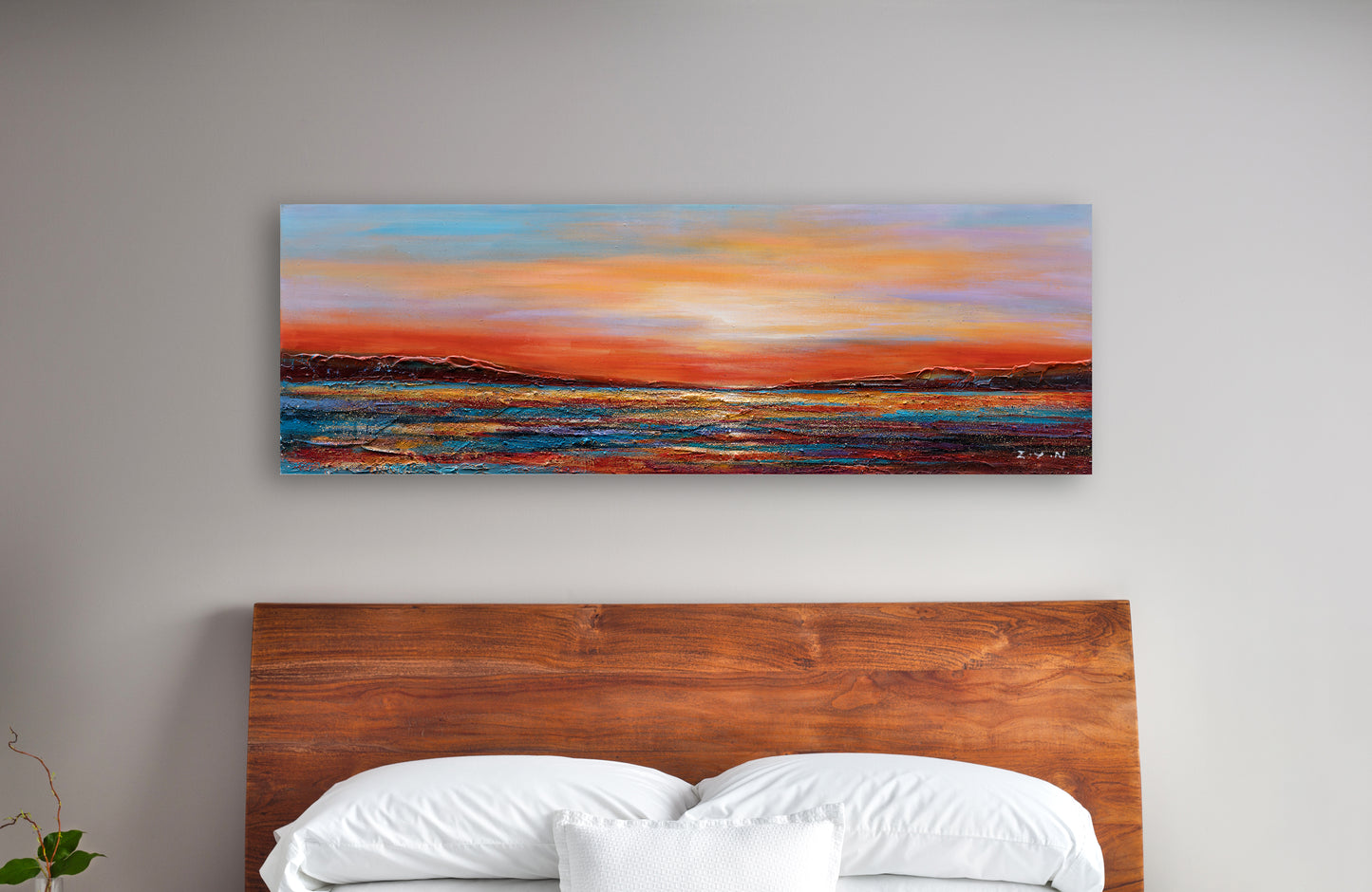 "Sunset Dreams II" Hand Painted on Wrapped Canvas