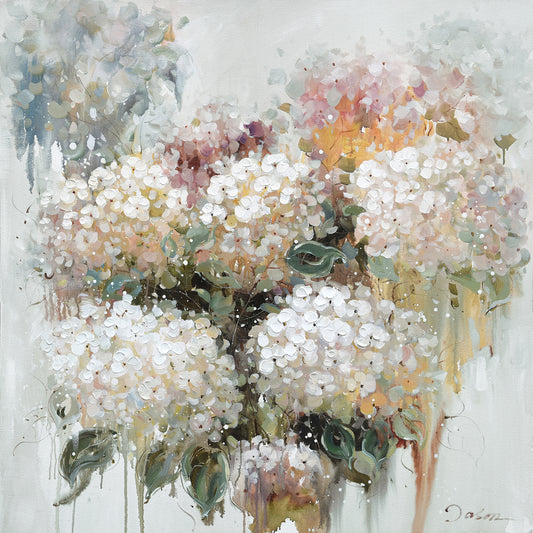 Modern flower-Oil Painting Wrapped Canvas Painting