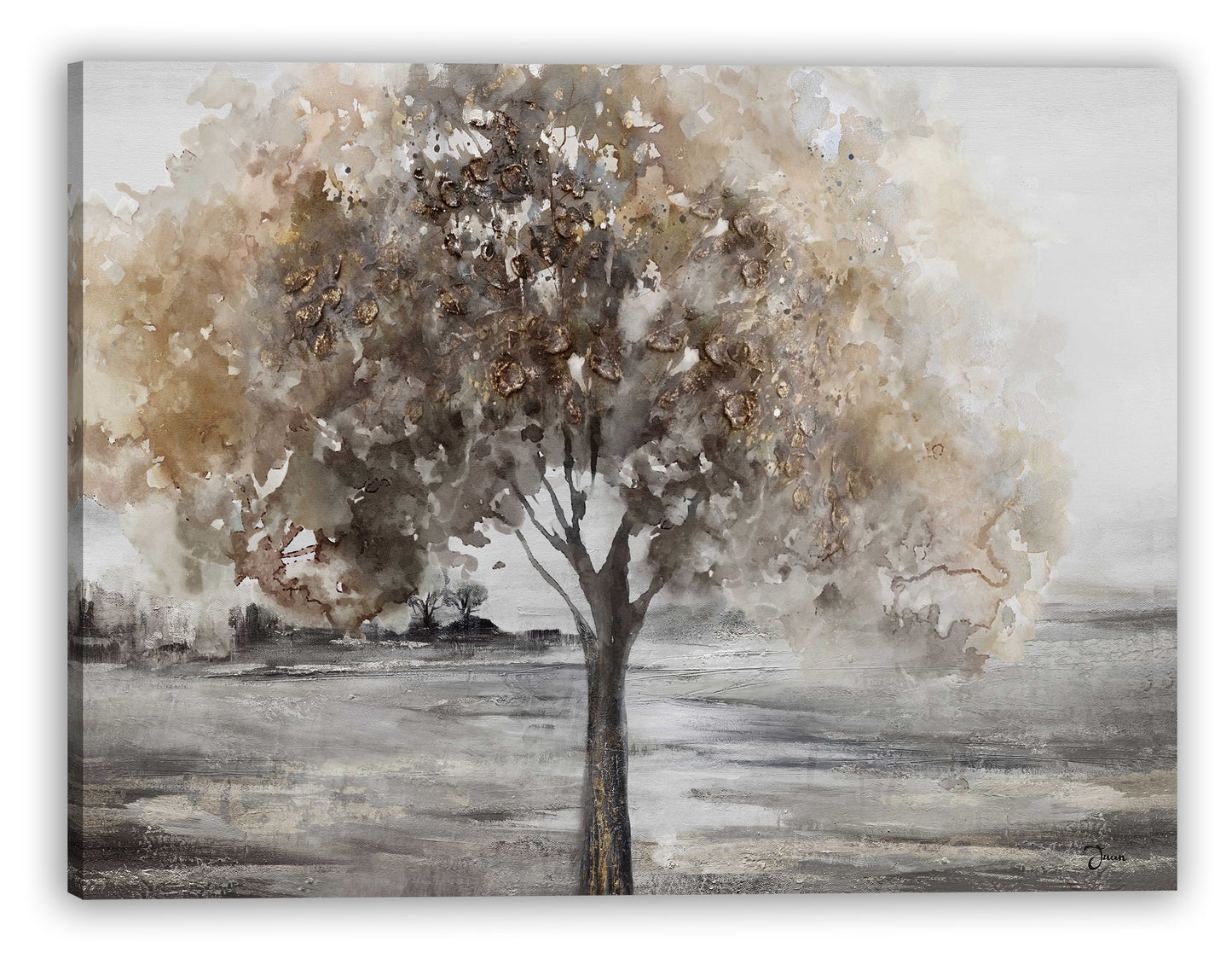 Art Tree Oil Painting on Wrapped Canvas, wall art, canvas artwork for living room, bedroom, office