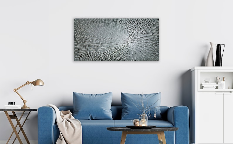 3D Hand-painted Heavy Texture "Petals Memory" original art, Canvas Wall Art for Living Room Bedroom Office - Wrapped Canvas Painting